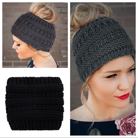 Adorable NWT messy bun hat - Picture 3 of 3